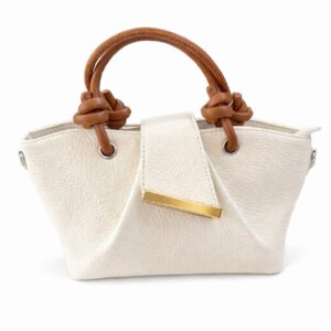 Query successful  The Knot Mini Satchel – Timeless Elegance in Pebble Leather